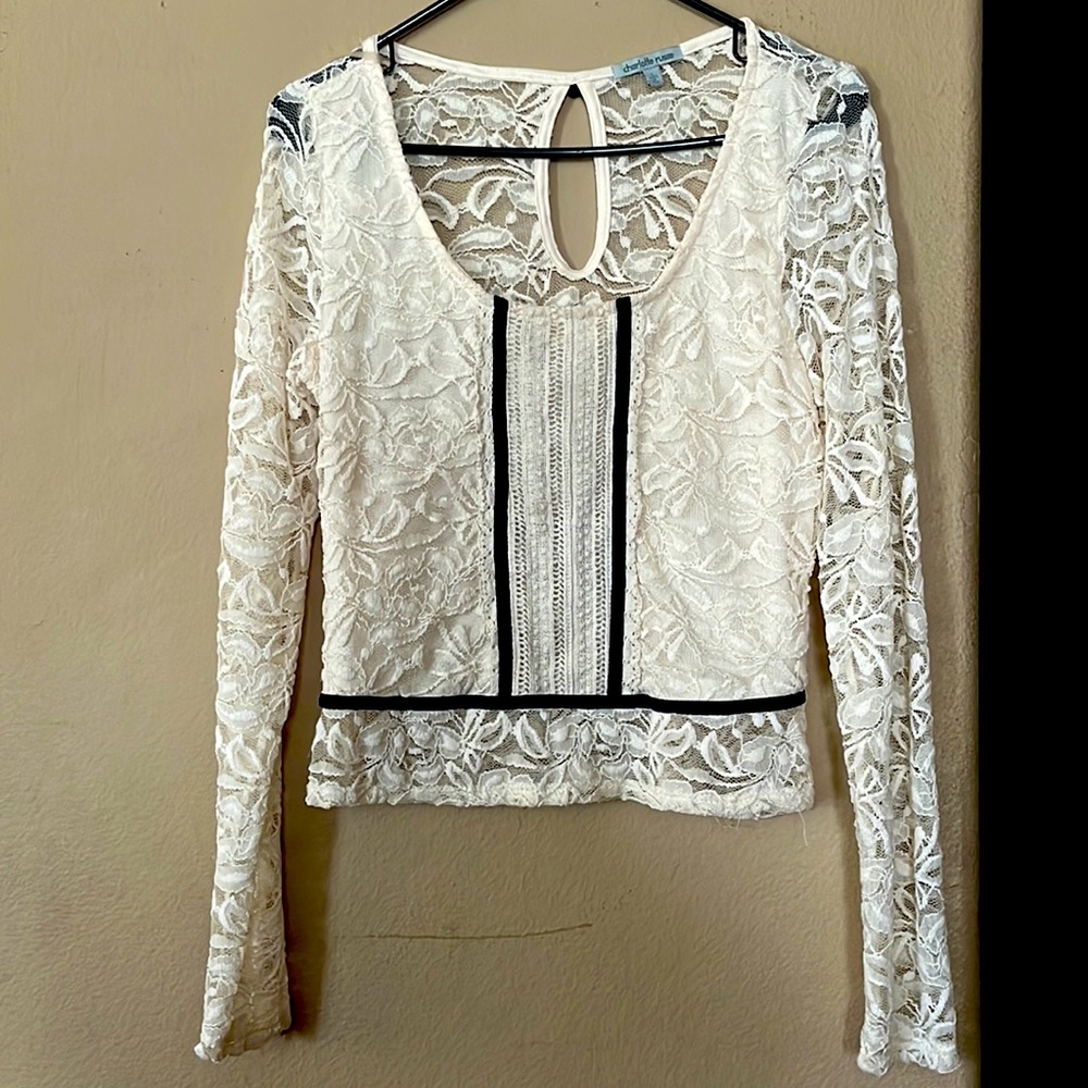 Lace top.